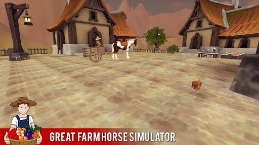 Farm Horse Simulator - Gameplay image of android game