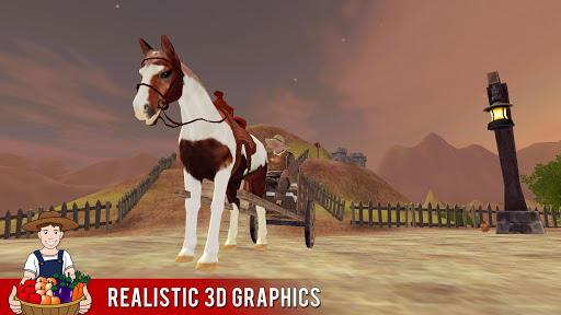 Farm Horse Simulator - Gameplay image of android game