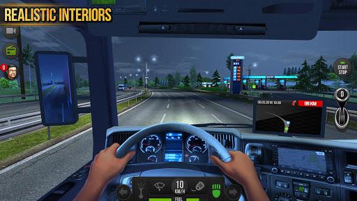 Truck Simulator : Europe - Gameplay image of android game
