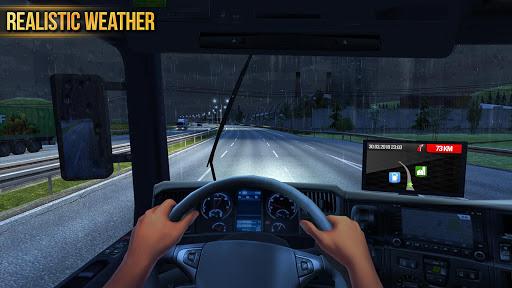 Truck Simulator : Europe - Gameplay image of android game