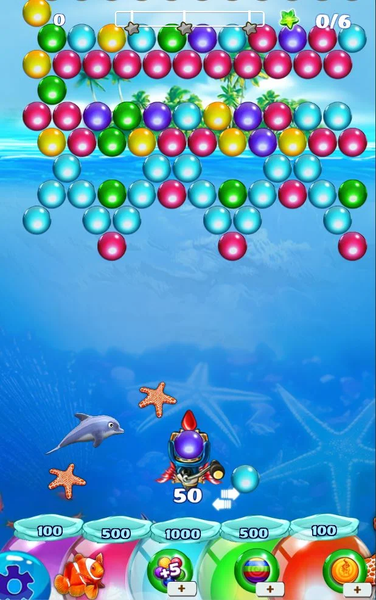 Dolphin Bubble Shooter ۲ - عکس بازی موبایلی اندروید