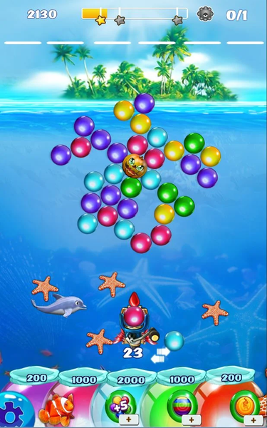 Dolphin Bubble Shooter 2 - عکس بازی موبایلی اندروید