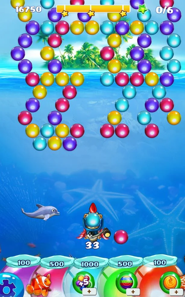 Dolphin Bubble Shooter ۲ - عکس بازی موبایلی اندروید