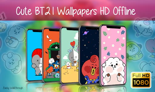 Cute BT21 Wallpapers HD Offline - عکس برنامه موبایلی اندروید