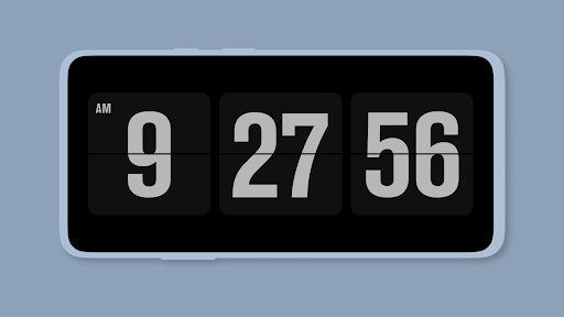 Fliqlo - Flip Clock - Clock - Image screenshot of android app