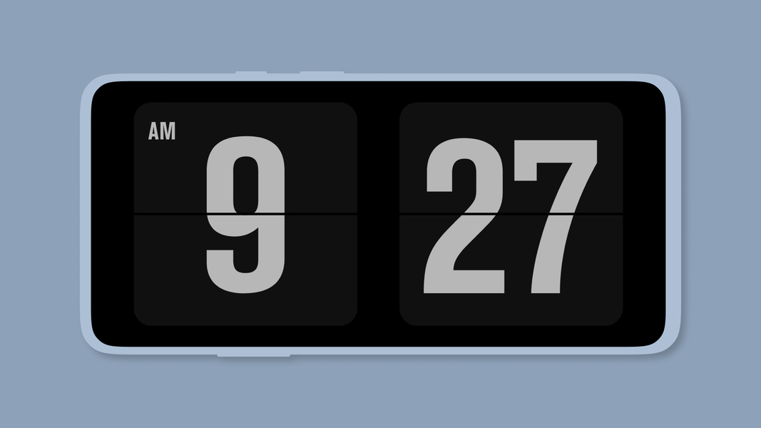 Flip Clock - Clock - Fliclo - Image screenshot of android app