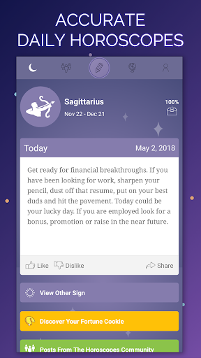 Horoscopes+ - Image screenshot of android app