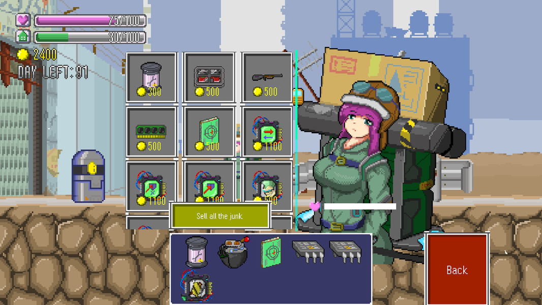 Flat Machine: Post-Apocalyptic - عکس بازی موبایلی اندروید