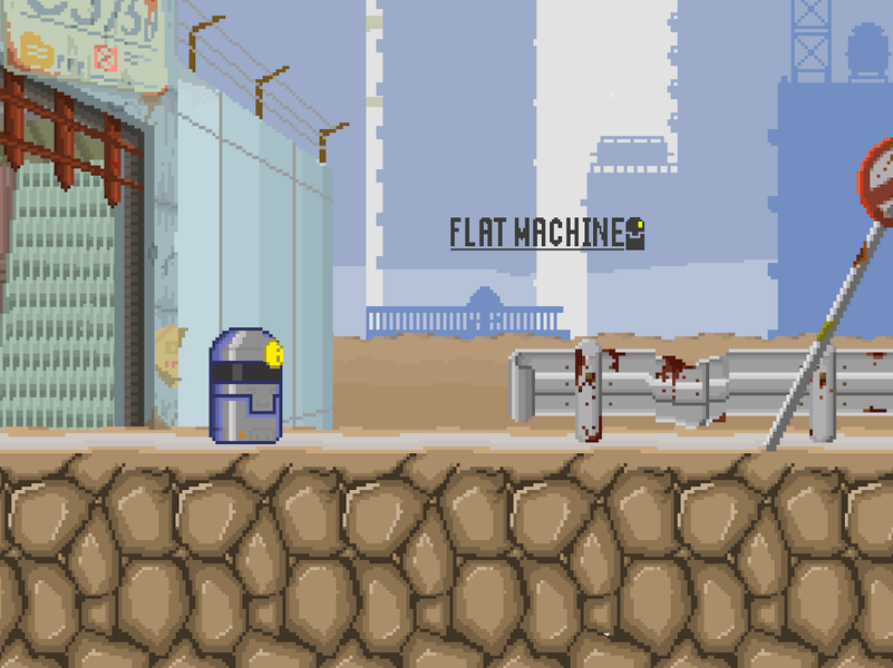 Flat Machine: Post-Apocalyptic - عکس بازی موبایلی اندروید