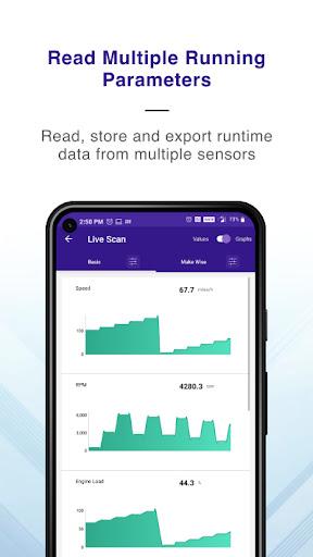 OBD Scanner ELM۳۲۷: GaragePro - عکس برنامه موبایلی اندروید