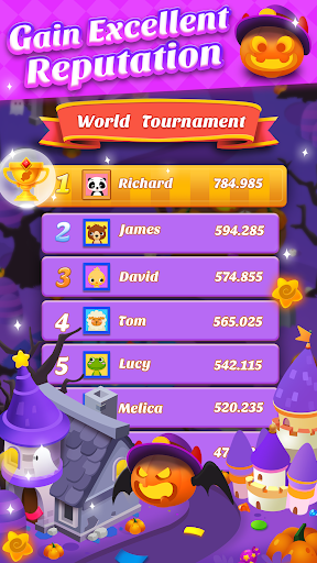 Jewel Witch Match3 Puzzle Game - Gameplay image of android game
