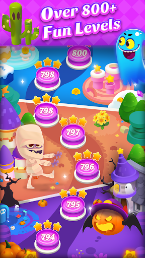 Jewel Witch Match3 Puzzle Game - Gameplay image of android game