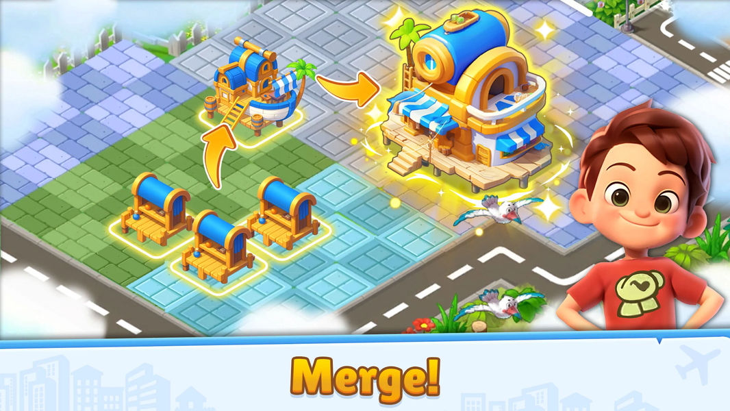 Merge Perfect City - Gameplay image of android game