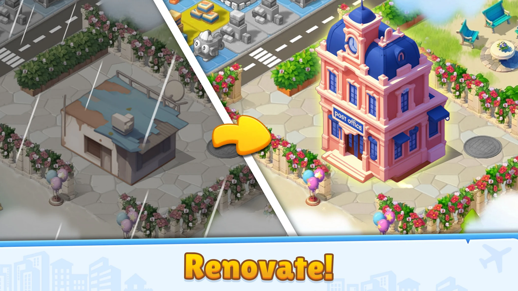 Merge Perfect City - Gameplay image of android game