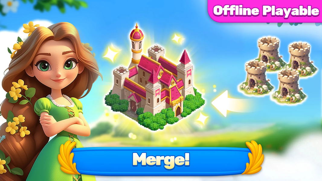 Merge Skyland Adventures - عکس بازی موبایلی اندروید