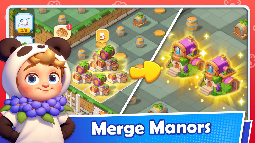 Merge Wonder Park-Offline Game - Gameplay image of android game