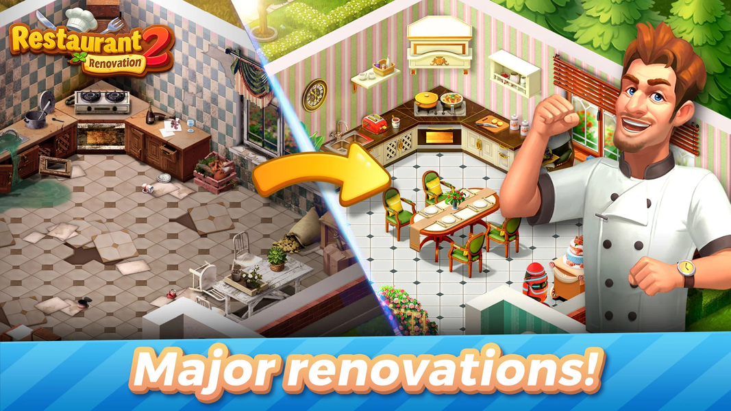 Restaurant Renovation 2 - Gameplay image of android game