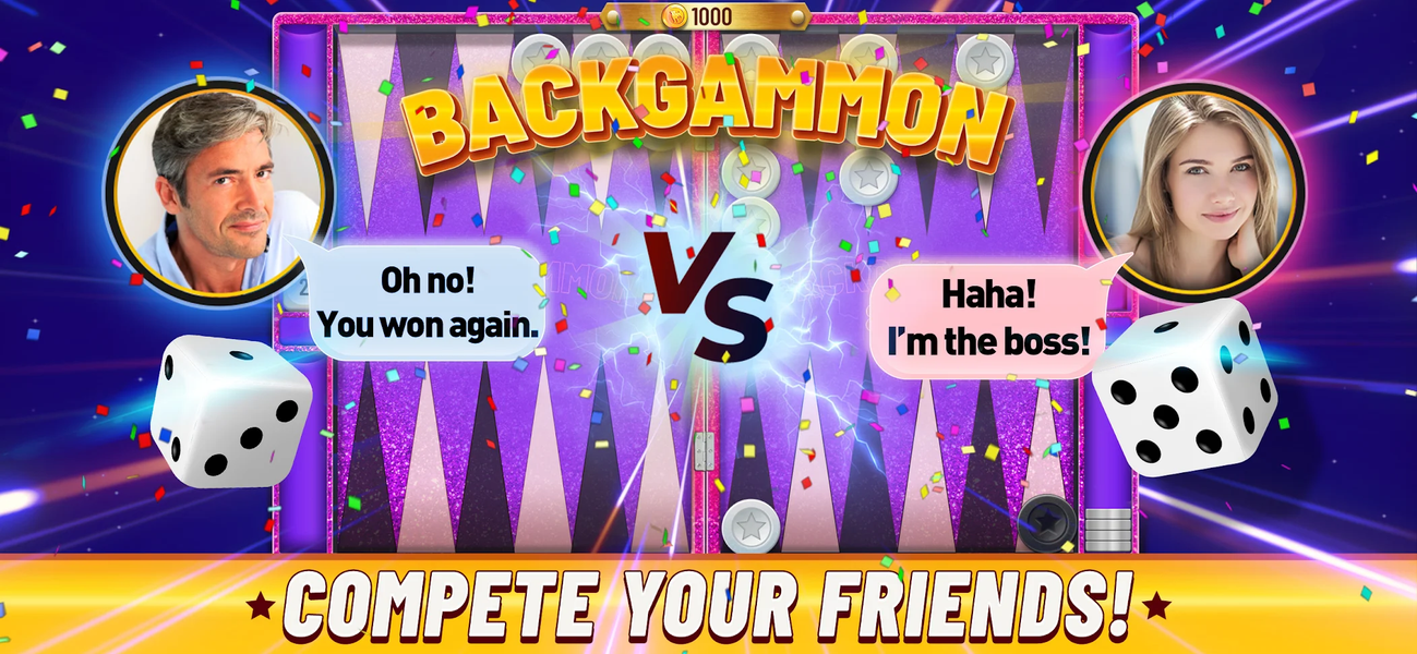Backgammon Plus - Board Game - Gameplay image of android game