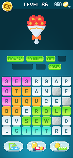 WORDS CRUSH: WordsMania - Gameplay image of android game