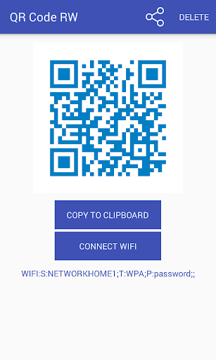 QR code RW Scanner - Image screenshot of android app