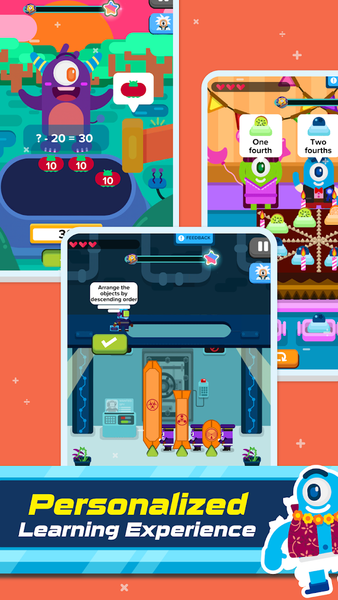 Grade ۱ Math - Zapzapmath Home - عکس بازی موبایلی اندروید