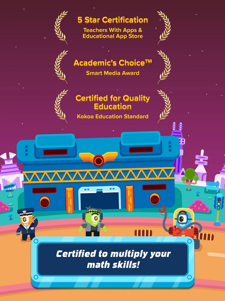 4th Grade Math: Fun Kids Games - Gameplay image of android game