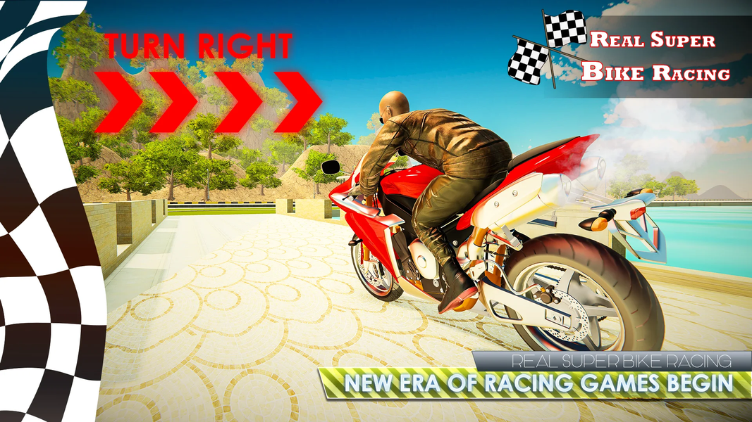 GT Sports Bike Racing Games - Gameplay image of android game