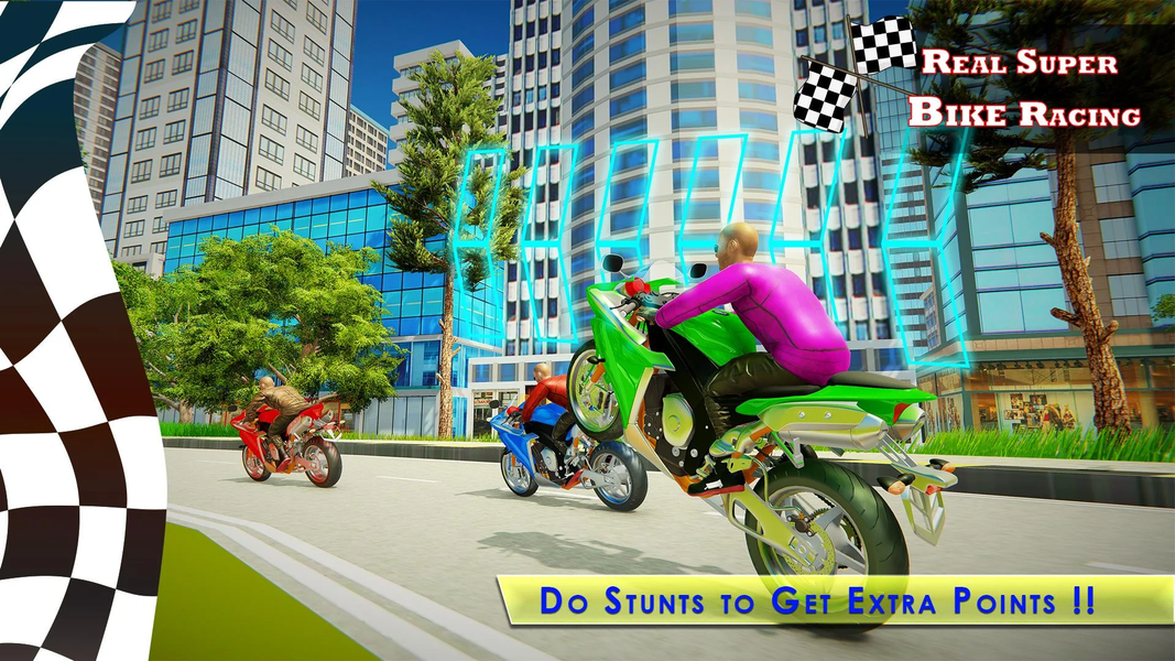 GT Sports Bike Racing Games - Gameplay image of android game