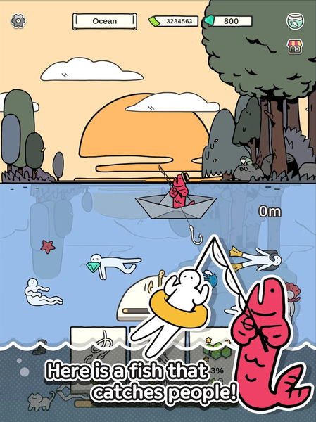 Fisher Fish - Gameplay image of android game