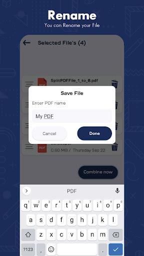 Merge PDF: Combine PDF Files - Image screenshot of android app