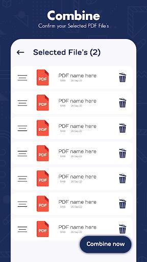 Merge PDF: Combine PDF Files - Image screenshot of android app