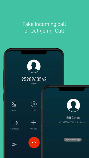 Fake Phone Dialer - Prank App - عکس برنامه موبایلی اندروید