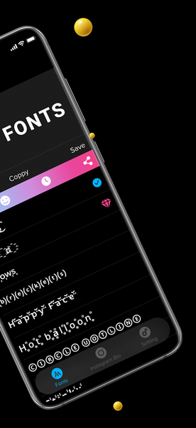 Fonts: Emojis, Symbols - Image screenshot of android app