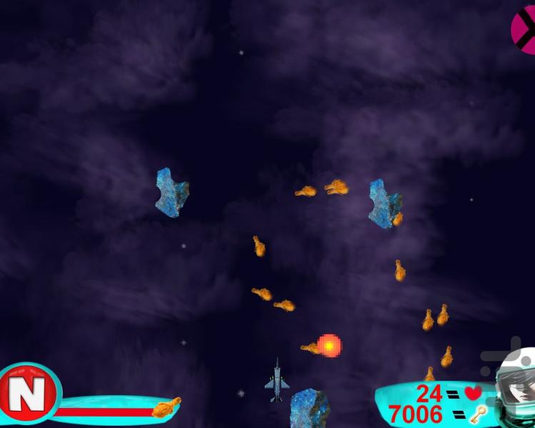 نبرد کهکشان مرغی - عکس بازی موبایلی اندروید