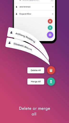 Remove Duplicate Contacts, Merge - Image screenshot of android app