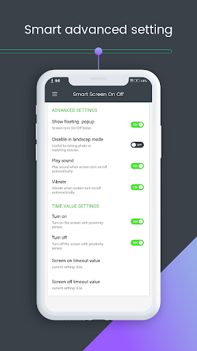 Smart Screen off: Double tap t - عکس برنامه موبایلی اندروید