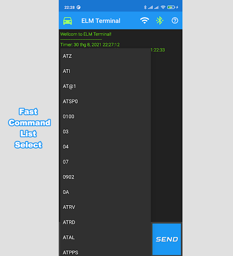 ELM۳۲۷ Terminal Command - عکس برنامه موبایلی اندروید