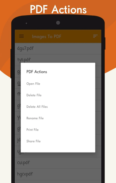 JPEG Image To PDF Converter - عکس برنامه موبایلی اندروید