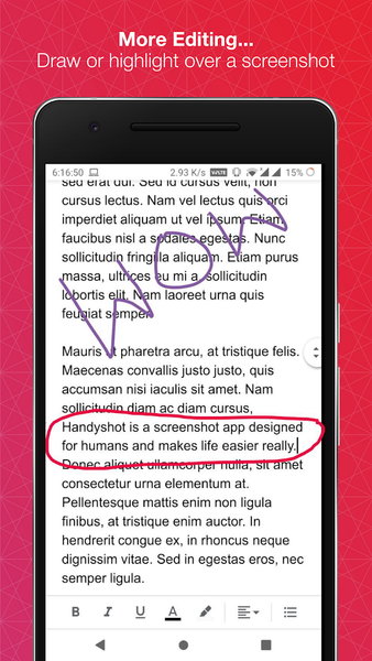 HandyShot - Screen Recorder & - Image screenshot of android app