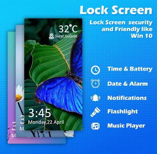 Computer Style Lock Screen - Image screenshot of android app