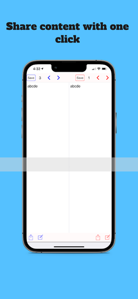 Dual EditPad - عکس برنامه موبایلی اندروید