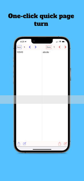Dual EditPad - عکس برنامه موبایلی اندروید