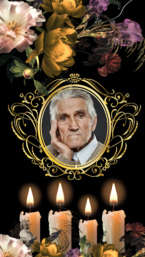 Condolence Photo Frames Candle - عکس برنامه موبایلی اندروید