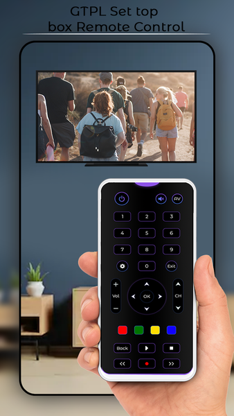 GTPL Set Top Box Remote - عکس برنامه موبایلی اندروید