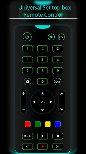 Universal Set Top Box Remote - Image screenshot of android app