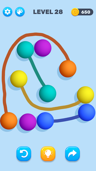 Connect Balls 3D - Gameplay image of android game