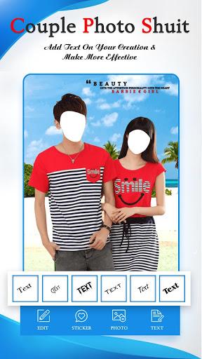 Couple Photo Suit: Love Couple Photo Suit - عکس برنامه موبایلی اندروید