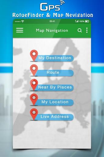 GPS Route, Navigation, Live Maps & Street View - عکس برنامه موبایلی اندروید