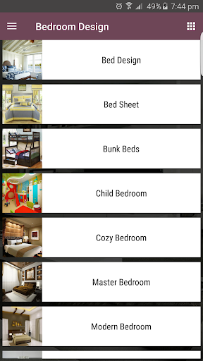 Bed Design - Image screenshot of android app