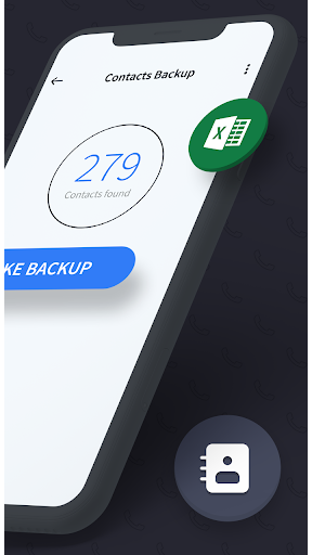 Contact Backup : Export Import - عکس برنامه موبایلی اندروید